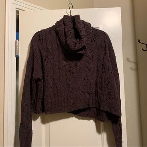 Free People cropped turtleneck sweater